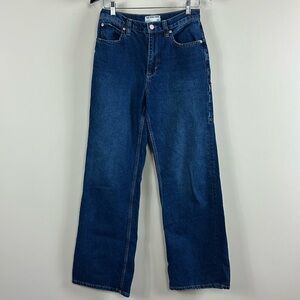 We The Free Baggy Wide Leg Carpenter Pants Jeans Zip‎ Fly Size 27